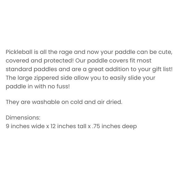 NWT Taylor Gray Neoprene Camo Pickleball Paddle Cover - Picture 11 of 12